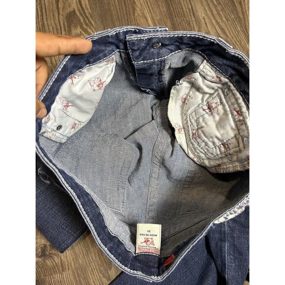 True Religion Womans Jeans Size 31 Straight 31x25 Custom Leg - Picture 14 of 14